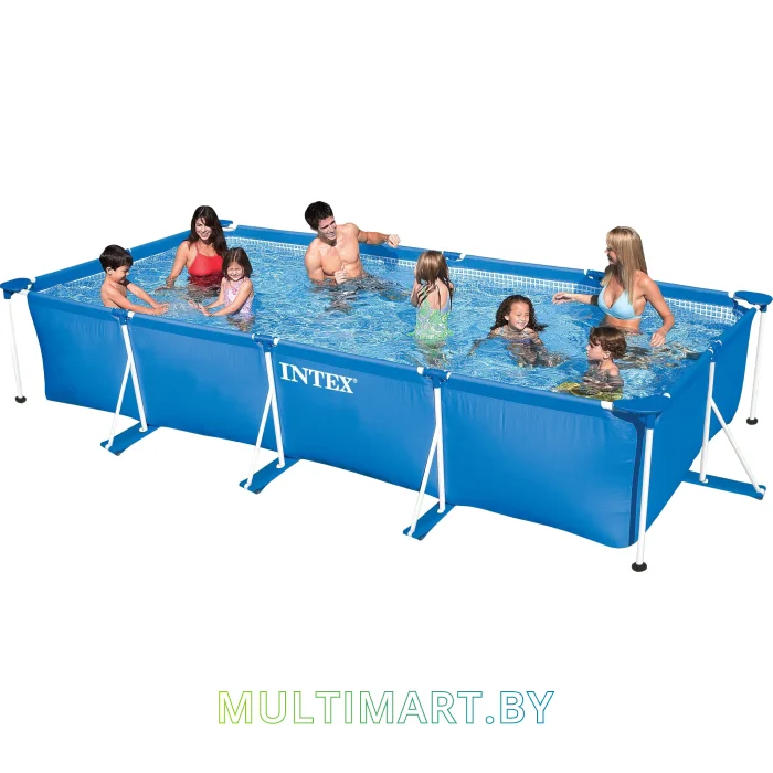 Каркасный бассейн Intex Rectangular Frame 450x220x84 (58982/28273)